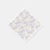 Lemon Doodle Pattern Napkins Serviette (Ecke)