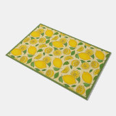 Lemon Doormat, Lemon Welcome Mat, Frühjahrsdekor Fußmatte (Schrägansicht)