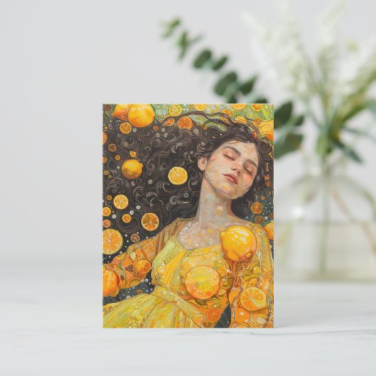 Lemon Dreams Postkarte (Stehend Vorderseite)