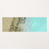 Lemon Drehung Beach Glitzer #3 Yogamatte (Rückseite (Horizontal))