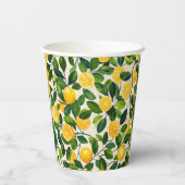 "Lemon Drehung Paper Cups" Pappbecher (Rückseite)