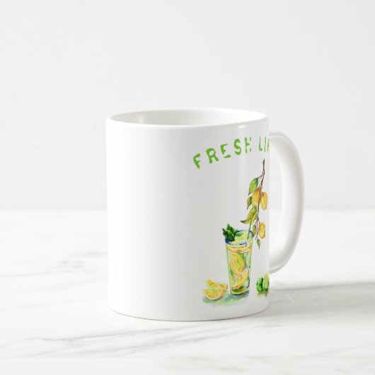 Lemon Drink Lemons Tasse Geschenk - Benutzerdefini (VorderseiteRechts)