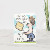 Lemon Drizzle cake card Karte (Vorderseite)