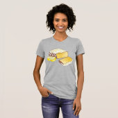 Lemon Drizzle Pund Cake Loaf Britisches Backfood T-Shirt (Vorne ganz)