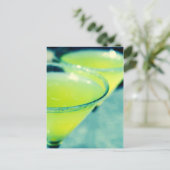 Lemon Drop Cocktail Postkarte (Stehend Vorderseite)