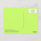 Lemon Drop Cocktail Postkarte (Rückseite)