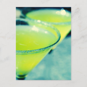 Lemon Drop Cocktail Postkarte