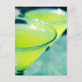 Lemon Drop Cocktail Postkarte (Vorderseite)