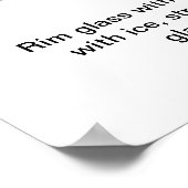 LEMON DROP MARTINI 16"x20" Cocktail Rezept Art Poster (Ecke)