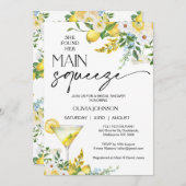 Lemon Drop Martini Hauptpresse Brautparty Einladung (Vorne/Hinten)