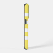 Lemon Drop Strip Monogramm iPhone Hülle (Rechte Seite)