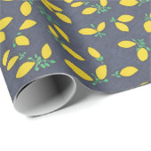 Lemon Drops Art Muster Geschenkpapier (Rolleneckpunkt)