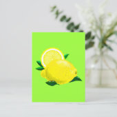 Lemon Drops Postkarte (Stehend Vorderseite)