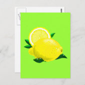 Lemon Drops Postkarte (Vorne/Hinten)