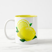 Lemon Drops Zweifarbige Tasse (Links)