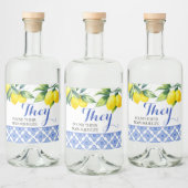 Lemon Dusche Alkoholflaschenetikett (Flaschen)