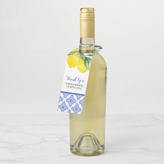 Lemon Dusche Flaschenanhänger (Angewinkelt)