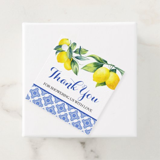 Lemon Dusche Geschenkanhänger (Beispiel)