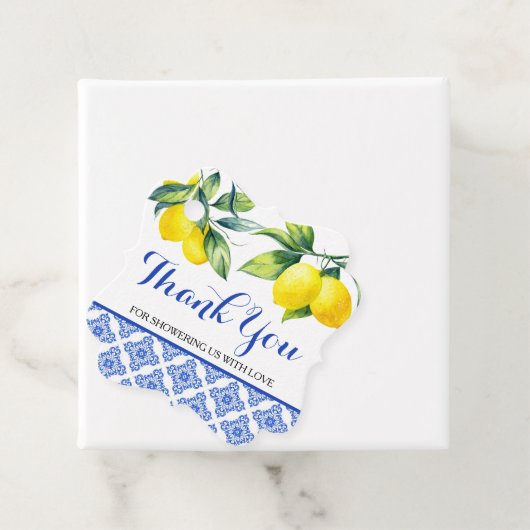 Lemon Dusche Geschenkanhänger (Beispiel)