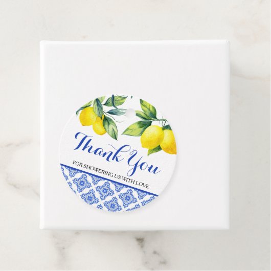 Lemon Dusche Geschenkanhänger (Beispiel)