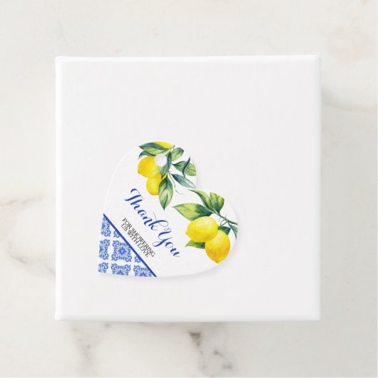 Lemon Dusche Geschenkanhänger (Beispiel)