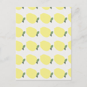 Lemon Einladung Postkarte