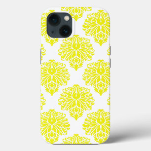 Lemon Elegant Damask Case-Mate iPhone Hülle