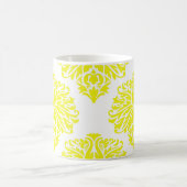 Lemon Elegant Damask Tasse (Mittel)