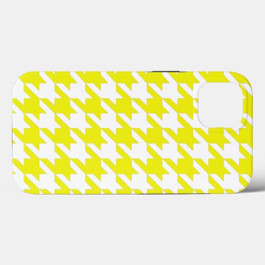 Lemon Elegant Hahnentrittmuster Case-Mate iPhone Hülle (Rückseite (Horizontal))