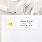 Lemon Elegant Minimalistisch Simple Chic Address B (Insitu)