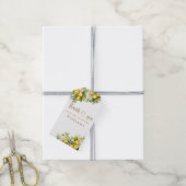 Lemon Elegant Modernes Summer Brautparty Geschenkanhänger (Mit Garn)