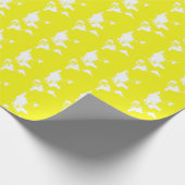 Lemon Elegante World Geschenkpapier (Ecke)