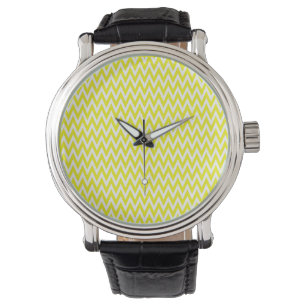 Lemon Elegantes Zickzack Design Armbanduhr