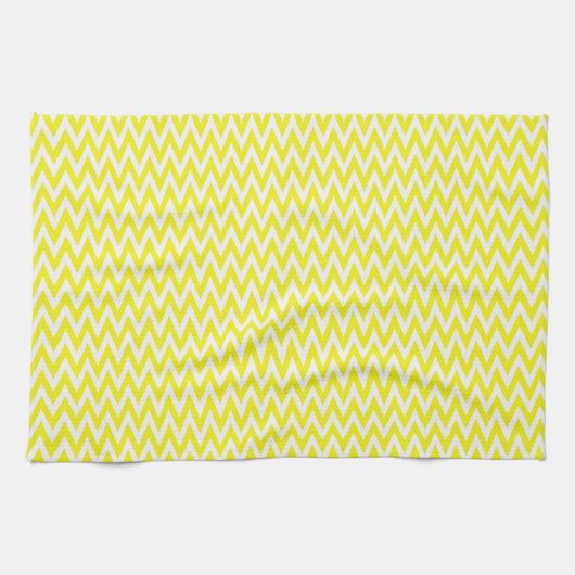 Lemon Elegantes Zickzack Design Geschirrtuch (Horizontal)