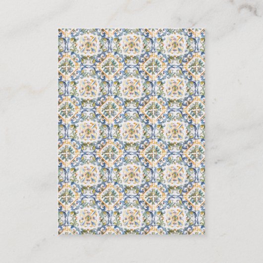 Lemon Enclosure Card Begleitkarte (Rückseite)