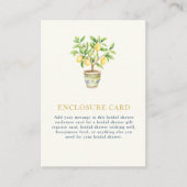 Lemon Enclosure Card Begleitkarte (Vorderseite)