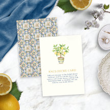 Lemon Enclosure Card