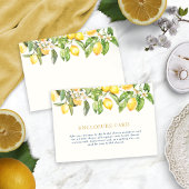 Lemon Enclosure Card Begleitkarte