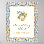 Lemon Etwas Blue Poster (Vorne)