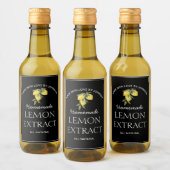 Lemon Extract Label Weinetikett (Flaschen)