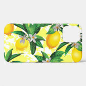 Lemon Fantasy: Kreatives Muster der Blumen Case-Mate iPhone Hülle (Rückseite (Horizontal))