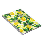 Lemon Fantasy: Kreatives Muster der Blumen Notizblock (Rechte Seite)