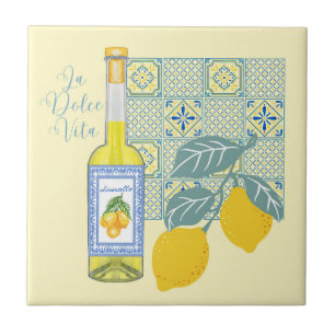 Lemon Farm Retro Fliese