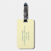 Lemon Farm Retro Gepäckanhänger (Rückseite vertikal)