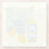 Lemon Farm Retro Glasuntersetzer (Rückseite)