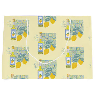 Lemon Farm Retro Große Geschenktüte
