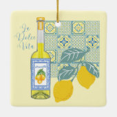 Lemon Farm Retro Keramikornament (Rückseite)