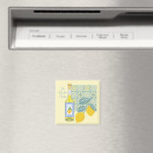 Lemon Farm Retro Magnet (In Situ (Geschirrspüler))
