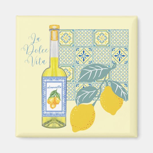Lemon Farm Retro Magnet (Vorne)