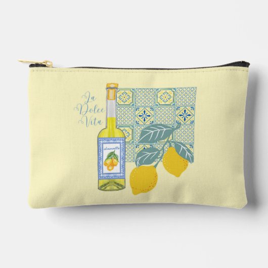 Lemon Farm Retro Zubehörtasche (Vorderseite)